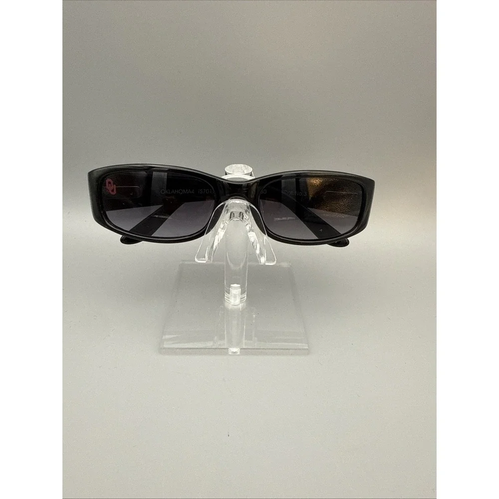 Fossil Eyewear -Authentic Vintage Sunglasses - Black Cat Eye Oklahoma4 NCAA logo